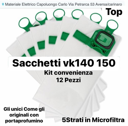 Sacchetti folletto vk140 - sacchetti, vk150
